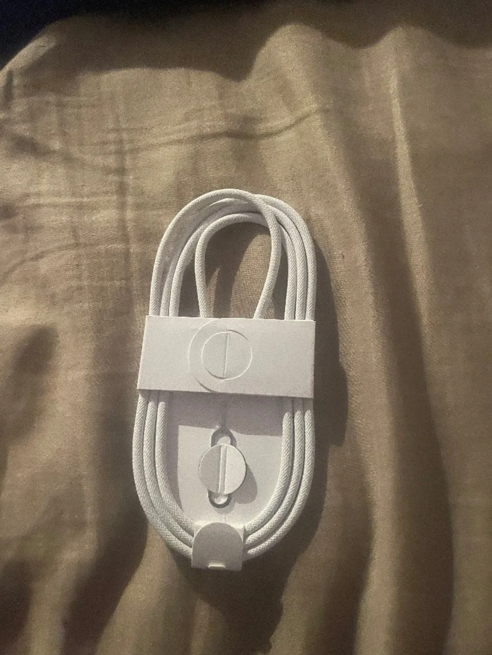 1m Braided USB-C to USB-C Fast Charging Cable (White)
